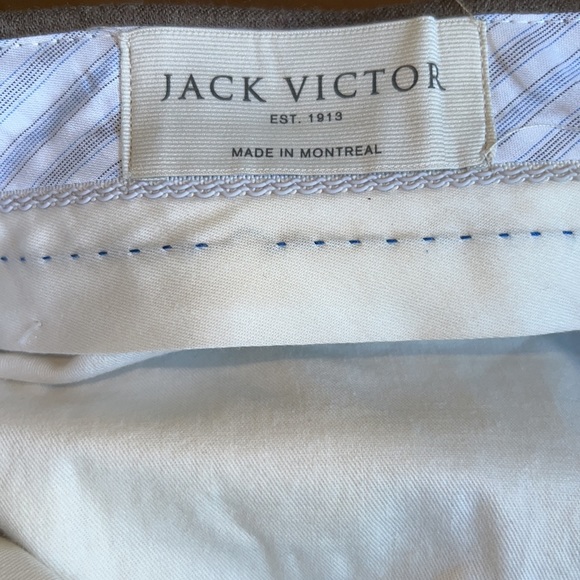 Jack Victor Mens Wool Dress Pants Lt. Brown - Picture 4 of 10